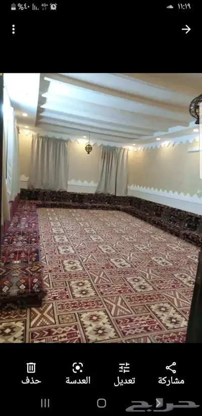 استراحه في النماص بملعب للايجار الاسبوعي والشهرى 18