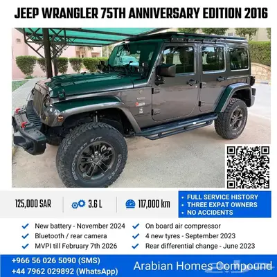 Jeep Wrangler 75th Anniversary Edition 2016 10