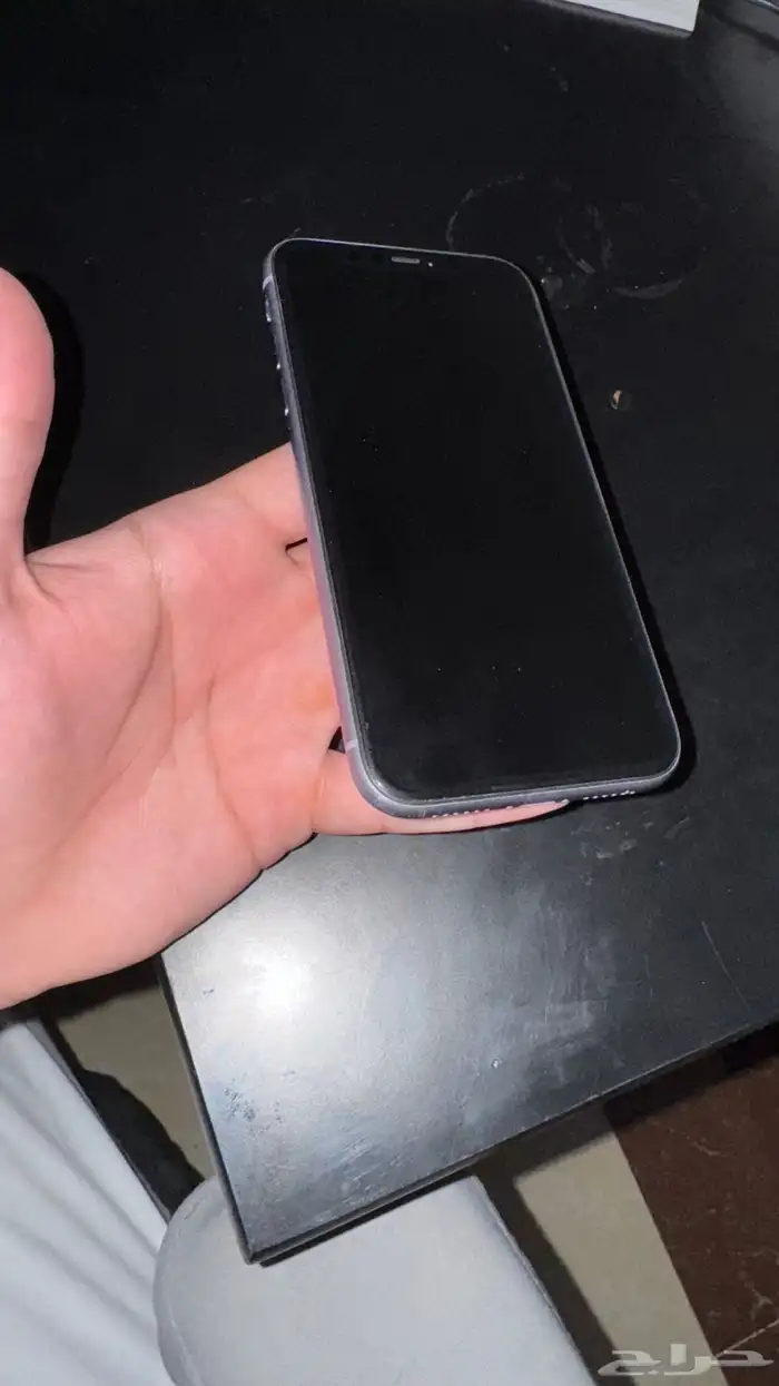 ايفون 11 اللون purple 128 قيقا نسبة البطارية77  الجوال نظيف 1