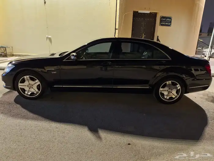 للبيع مرسيدس 600 اسود فل 2011 12