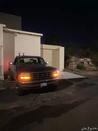 فورد F250 المشى 95 الف تانكين بانزين نظيف المديل 1995 القير 3