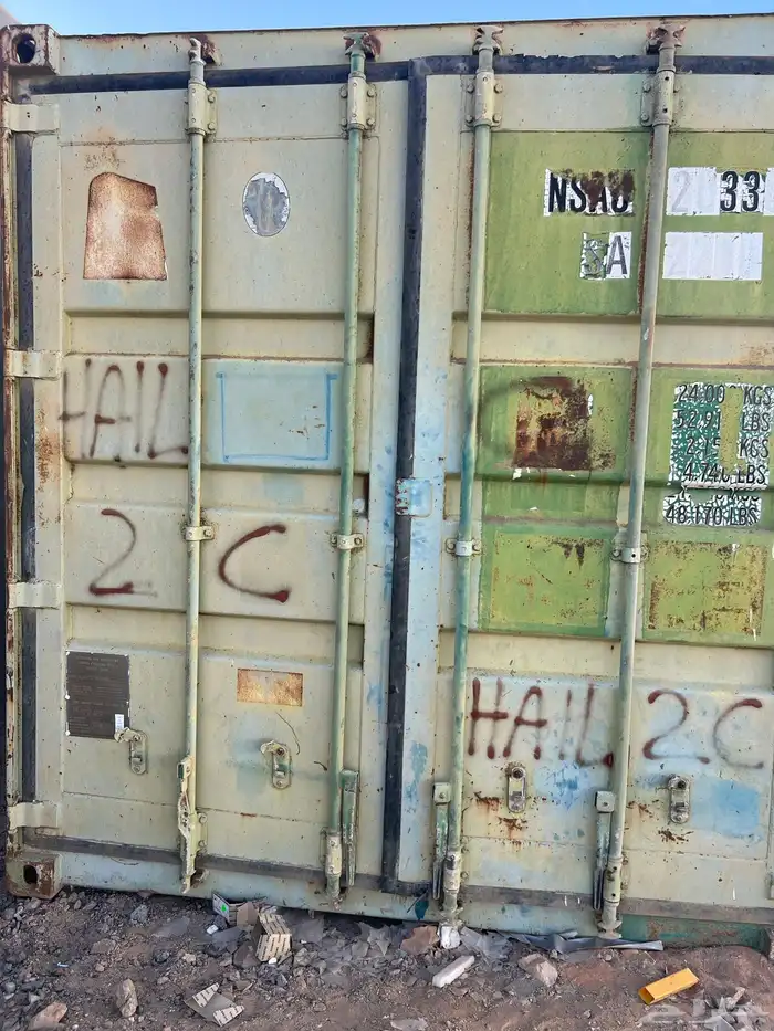 للبيع كنتينرات عدد 4 كنتيرات 12 م و 6 متر 2