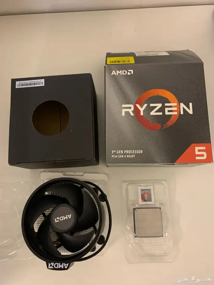 للبيع  معالج AMD Ryzen 5 3600   مستعمل بحالة ممتازة 1