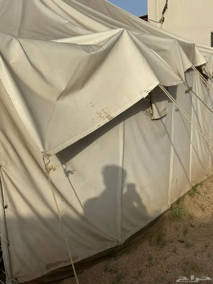خيمه مقاس 4 6 بفرشه بمشب  شراع مفصله عليها فوق بلاستك خام 1