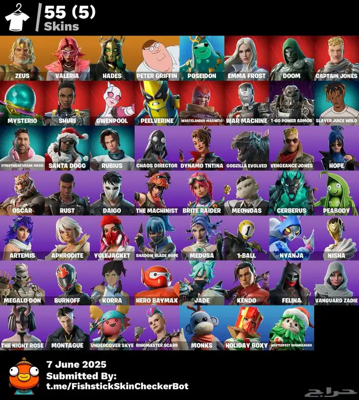 حساب فورت نايت 0