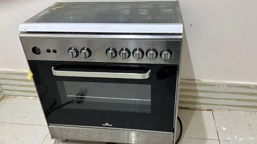 غاز فرن 5 عيون نظيف 0