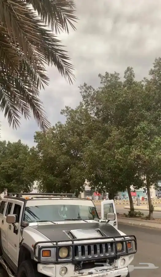 همر H2 ابيض 2003 2