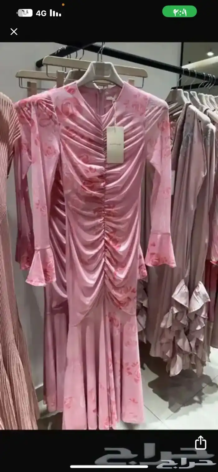 فستان ملبوس مره وحده فقط فخم 0