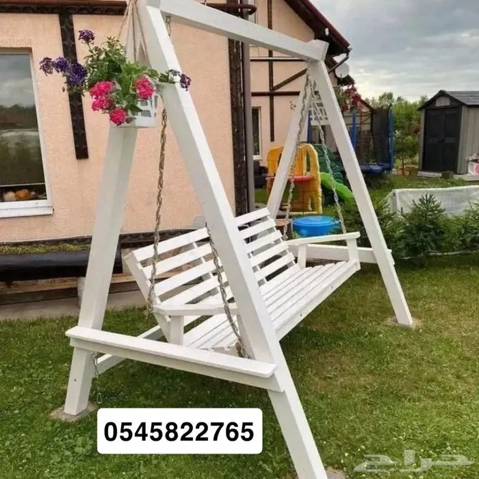 مراجيح خشب سويدي 2