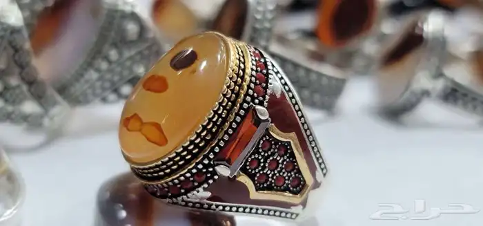 خواتم عقيق يمني درجه اولى 9