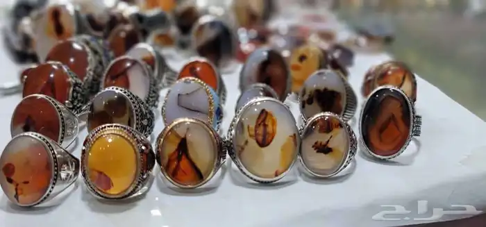 خواتم عقيق يمني درجه اولى 12