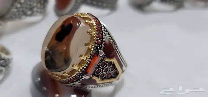 خواتم عقيق يمني درجه اولى 1