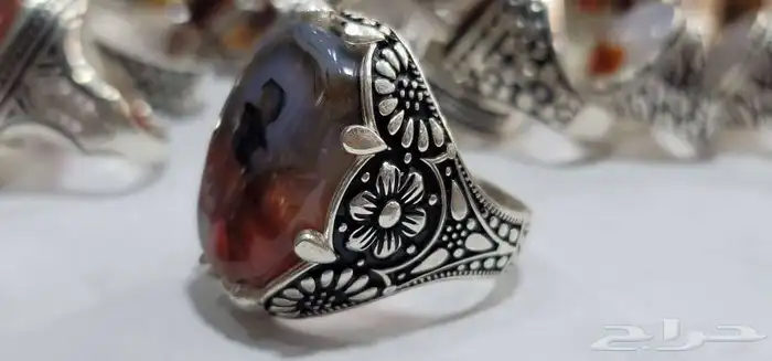 خواتم عقيق يمني درجه اولى 5