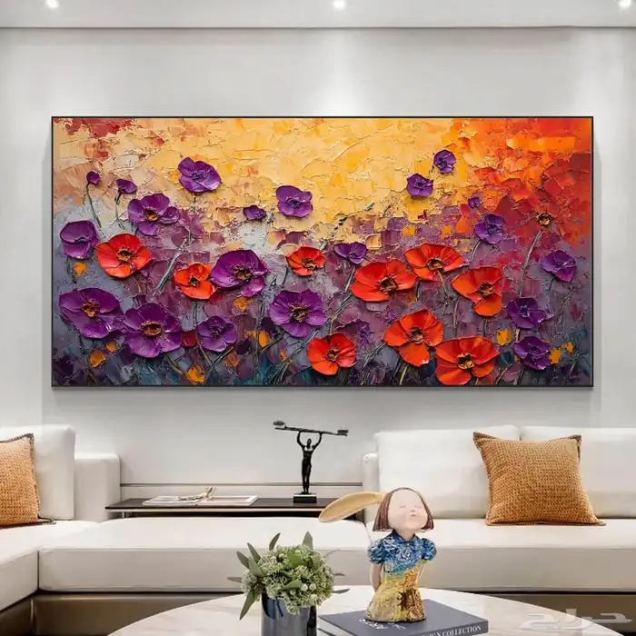 لوحات حائط كانفس ثبات الوان بشكل ابدي واتساب او من متجرنا 83