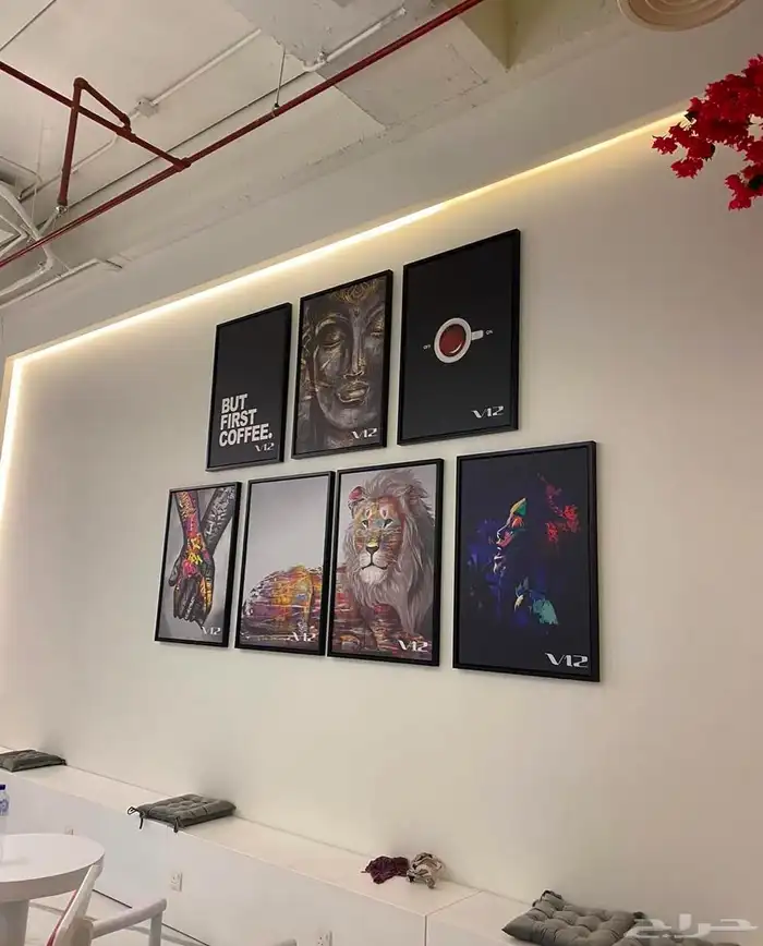 لوحات حائط كانفس ثبات الوان بشكل ابدي واتساب او من متجرنا 17