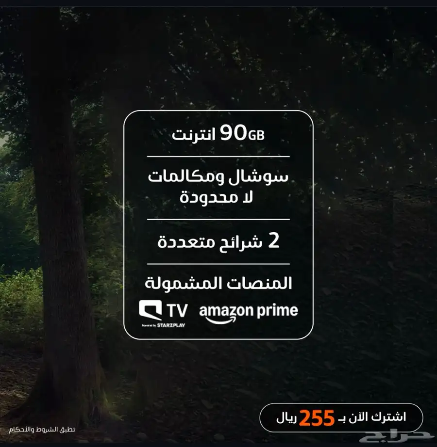 مفوتر موبايلي 255 مع رقم مميز لاتفوتك 1
