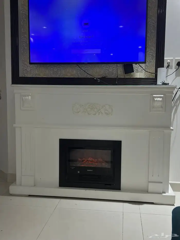 مدفاء وطاولة مدخل تصميم اوربي اخت الجديد 2