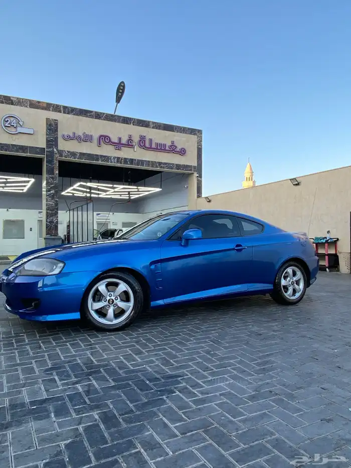 هونداي كوبيه عليها لوحه مميزه 2
