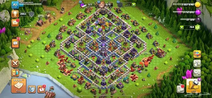 حساب كلاش اوف كلانس 0