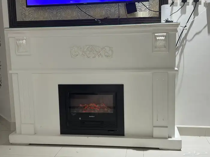 مدفاء وطاولة مدخل تصميم اوربي اخت الجديد 1