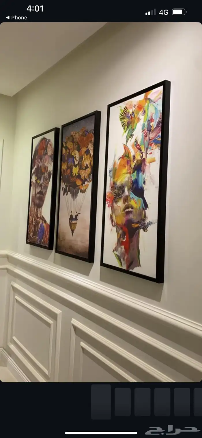 لوحات حائط كانفس ثبات الوان بشكل ابدي واتساب او من متجرنا 31
