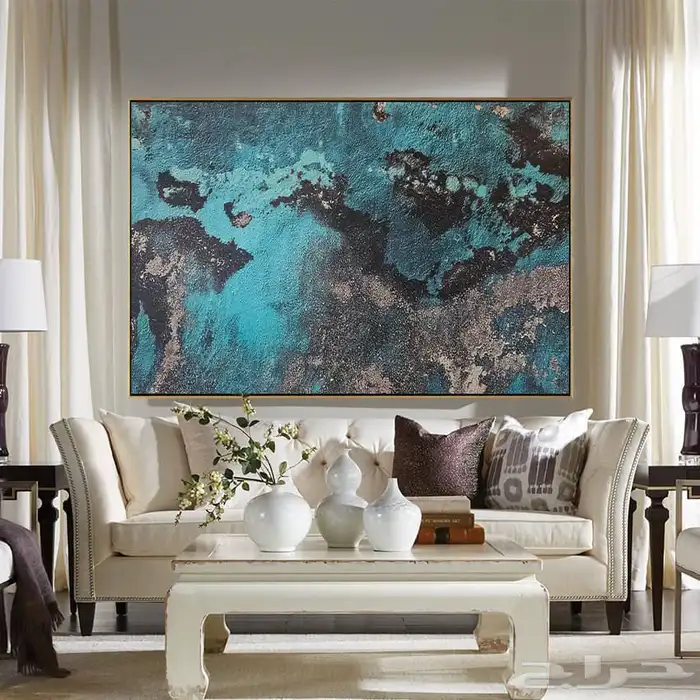 لوحات حائط كانفس ثبات الوان بشكل ابدي واتساب او من متجرنا 95