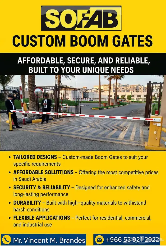 SOFAB Boom Gates - Affordable  Secure and Reliable 2