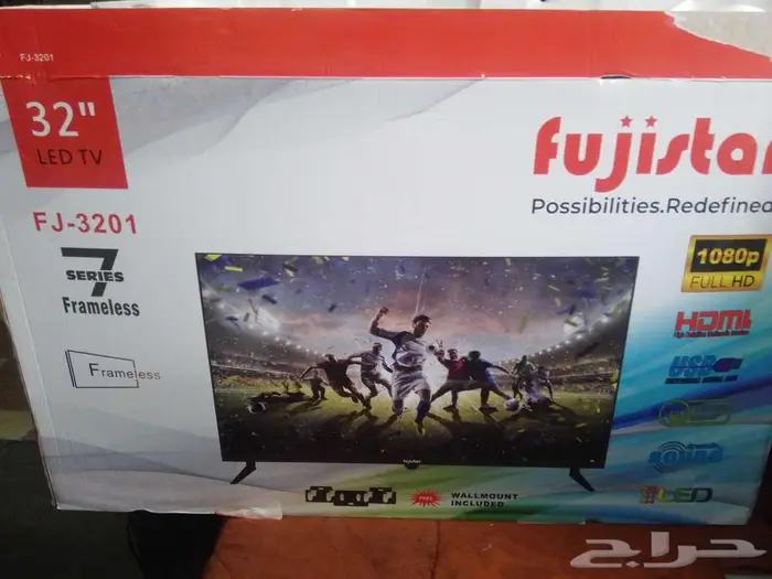 شاشة جديدة32 بوصه مع رسيفر جديد 0