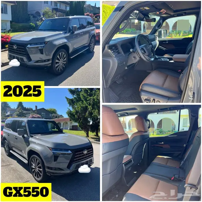 للبيع 2025 لكزس GX550 لالكجري بكج 0