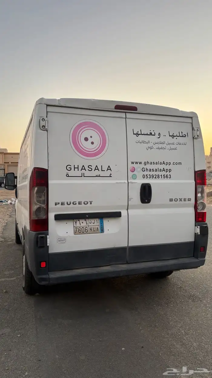 باص بضاعة بيجو بوكسر ديزل 2014 2
