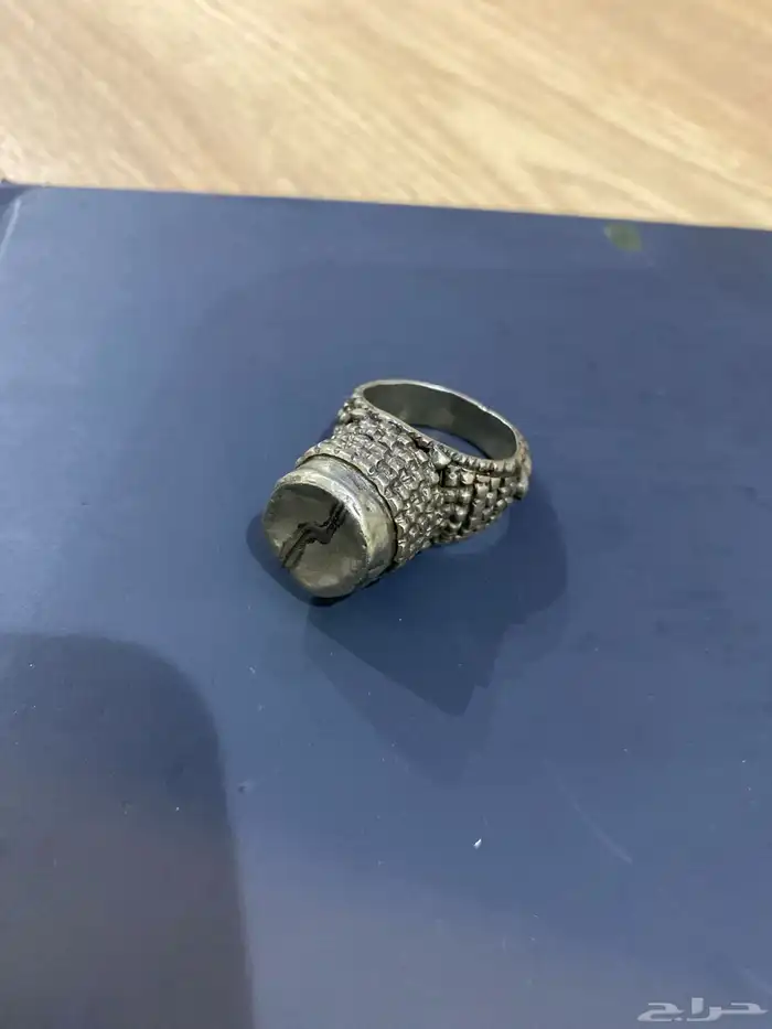 خاتم فضة اثري 1