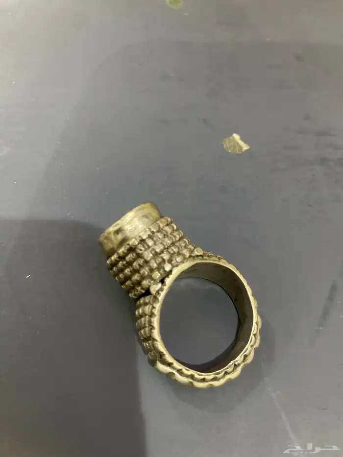 خاتم فضة اثري 0