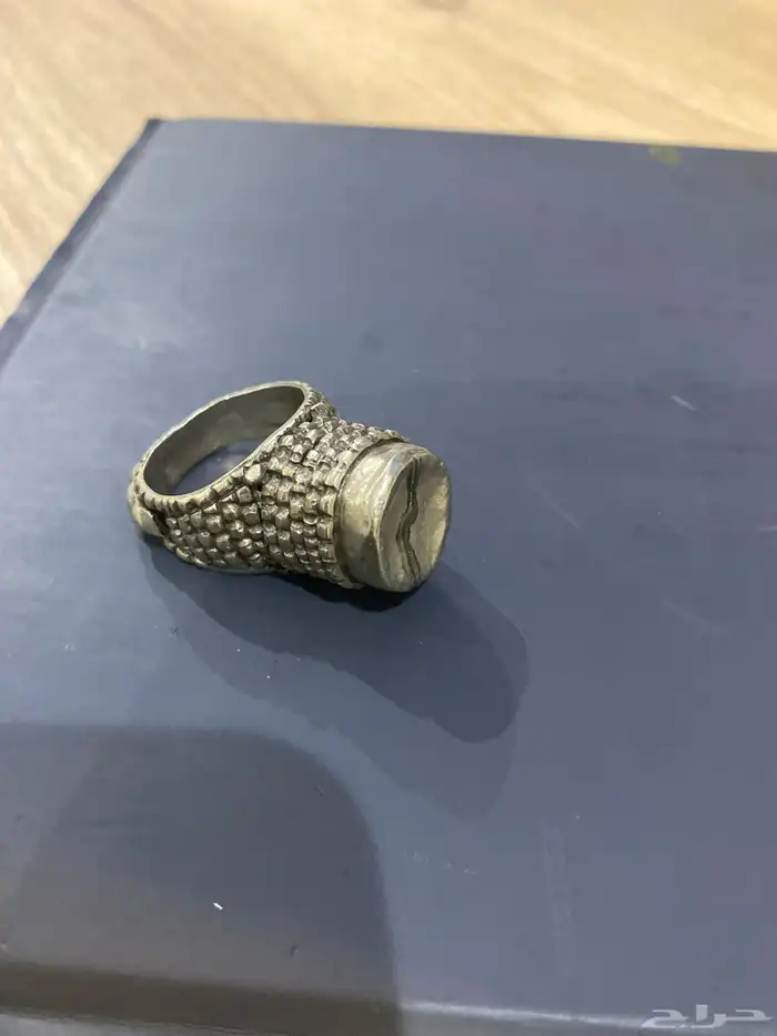 خاتم فضة اثري 2