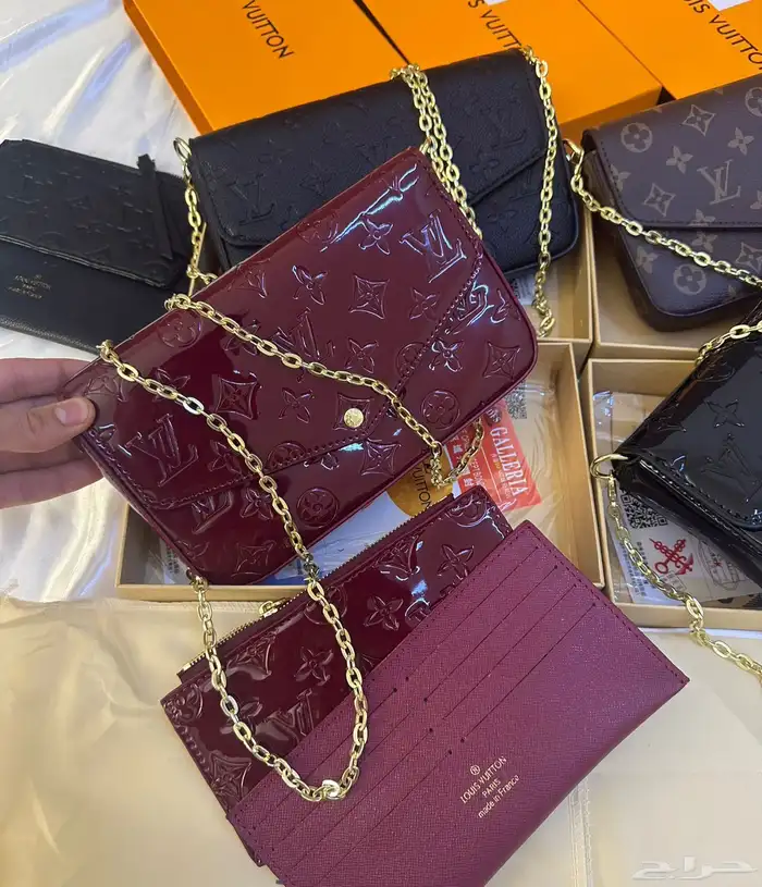 شنط اقنر وسان لوران وشانيل 25