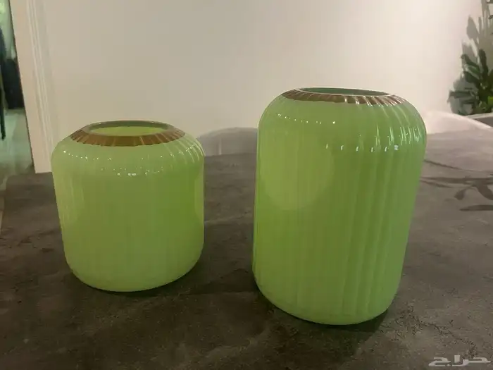 فاز زجاج عدد 2 مجانا  Glass Vase for Free 2