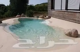 انشاء مسبح بشكل رملي فاخر 6