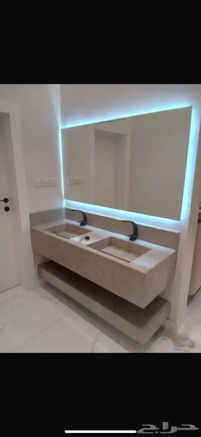 تفصيل المغاسل والطاولات الرخام والبورسلين بااحدث التصميمات 0