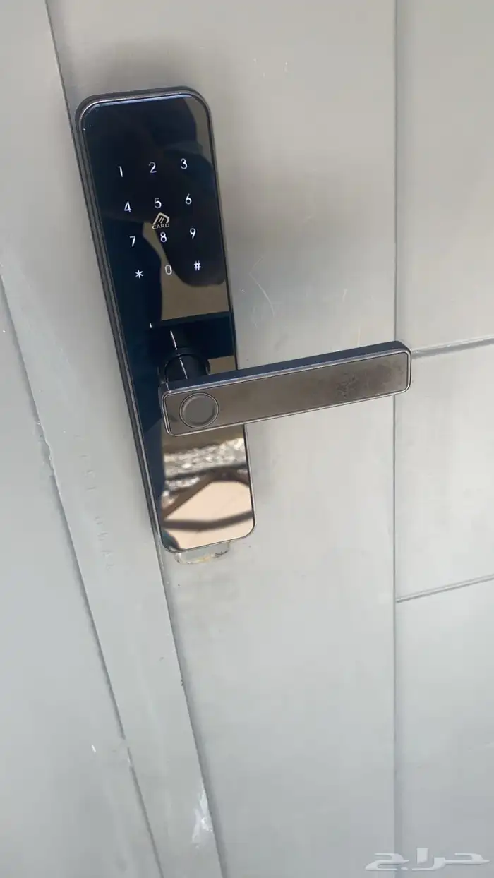 قفل ذكي الكتروني سريع الاستجابه للبصمه مقاوم اطراف استيل 0