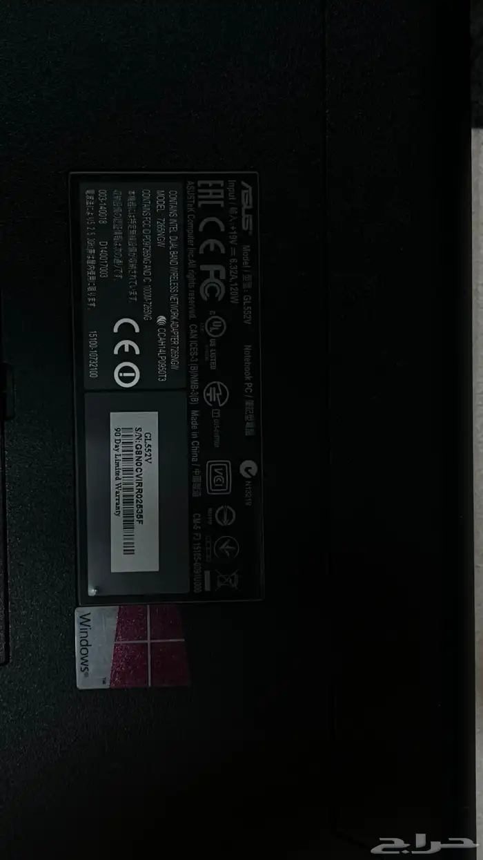 لابتوب asus 4