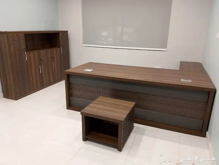 اثاث مكتبي مكاتب طقم مكتب مدير طاولات اجتماع كنب جلد مكتبي 3