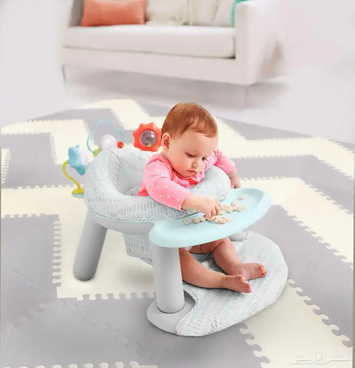 كرسي دعم و انشطة للرضع 2في1 من skip hop 1