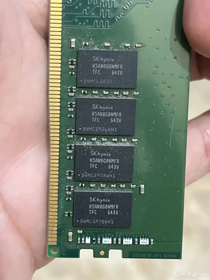 رام كمبيوتر- رام 8 جيجا DDR4 2