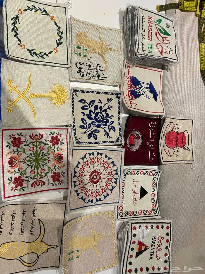 بيز ومفارش ترحيبيه شغل تطريز شركات ومطاعم ومحلات جوده عاليه 0