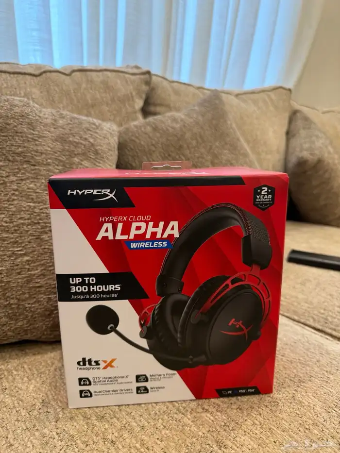 سماعات هايبرد اكس HyperX Cloud Alpha Wireless 1