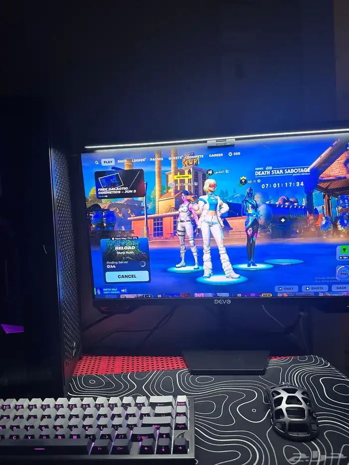 شاشه قيمنق مونتار 180 hz 1