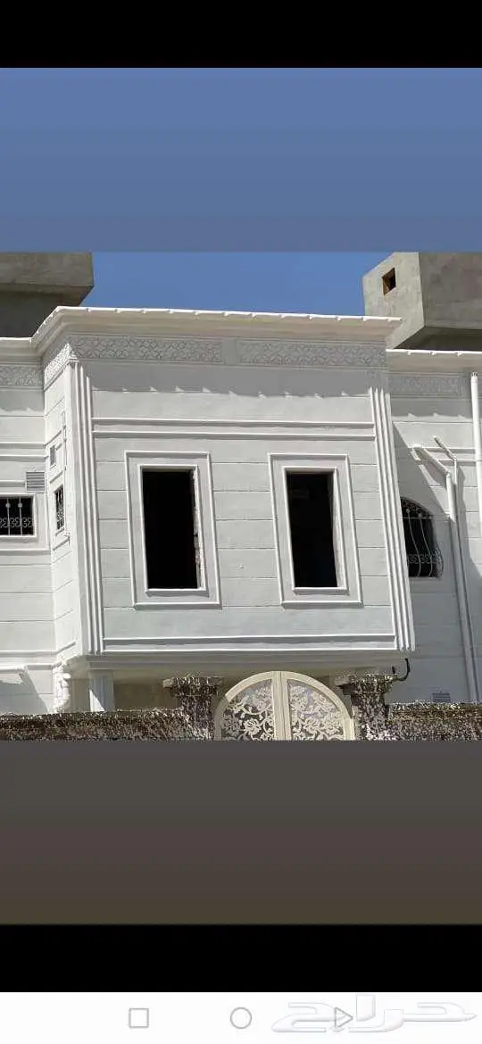 لياسه ملونه بديل الحجر الطبيعي اسمنت ابيض ديكورات خارجيه 2
