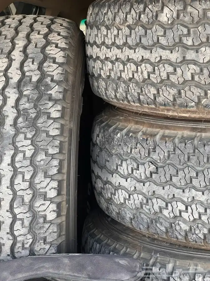 كفرات نظيفه دنلوب جيوب جنط 16 استخدام قليل 6