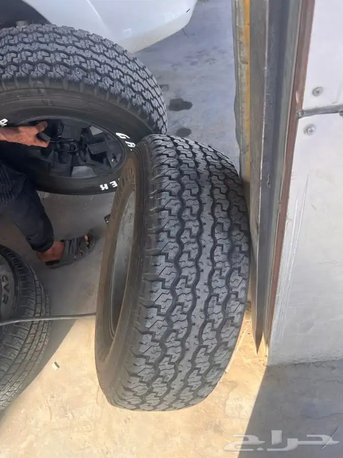 كفرات نظيفه دنلوب جيوب جنط 16 استخدام قليل 4