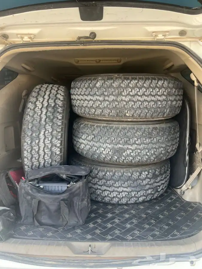 كفرات نظيفه دنلوب جيوب جنط 16 استخدام قليل 5