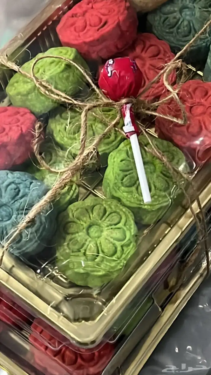 معمول للمناسبات لذيذذ وطري وملون مراح تندمو ادخلو اتفرجو 6